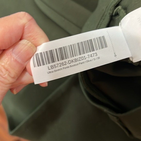 Quince Green Boot Cut Pants - Picture 4 of 9